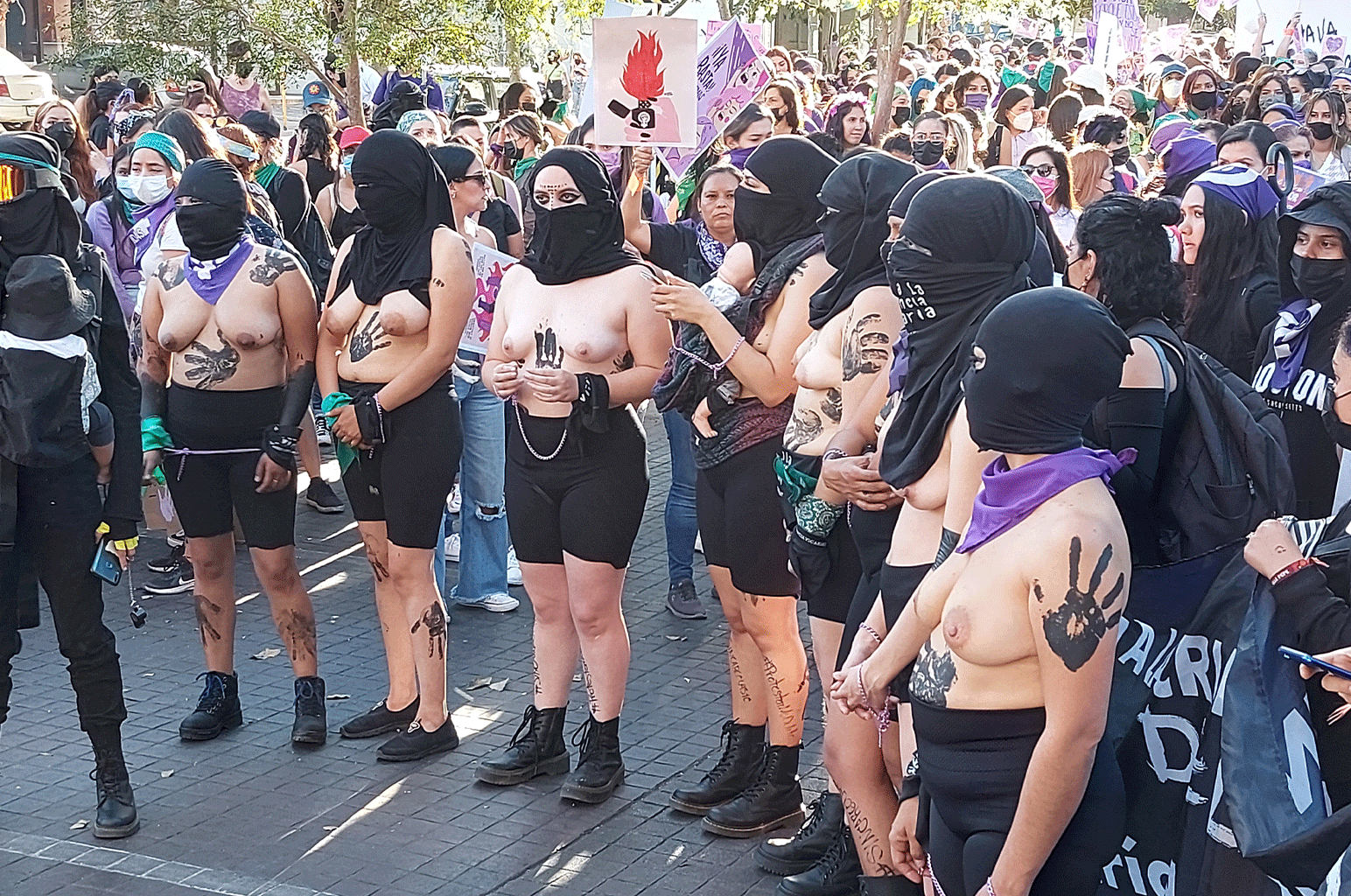 Manifestación de mujeres